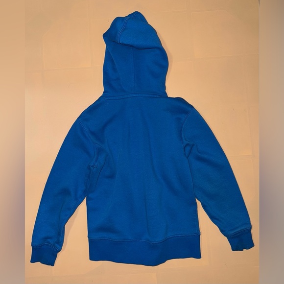 Champion Youth Blue Big C Logo Pullover Hoodie Sweatshirt; Size 7/8 - Picture 2 of 3